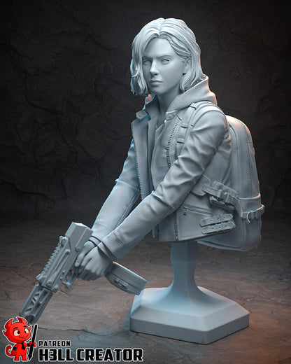 Grace Ashcroft - RE: Requiem | 3D Printed Resin Model | Unpainted or Hand-Painted