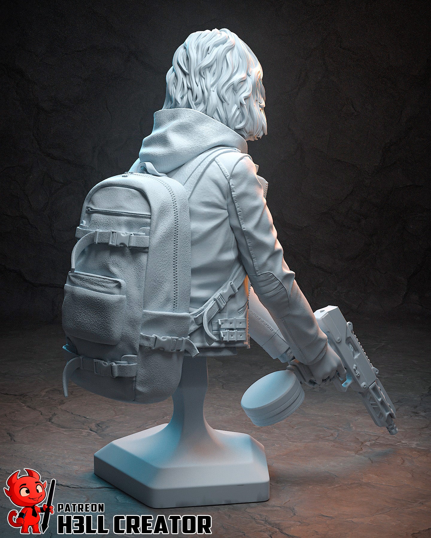 Grace Ashcroft - RE: Requiem | 3D Printed Resin Model | Unpainted or Hand-Painted