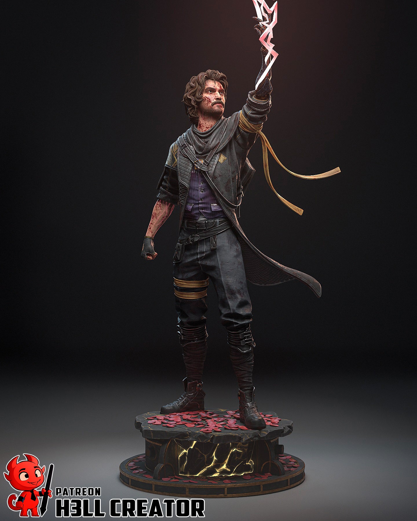 Gustave | 3D Printed Resin Model | Unpainted or Hand-Painted