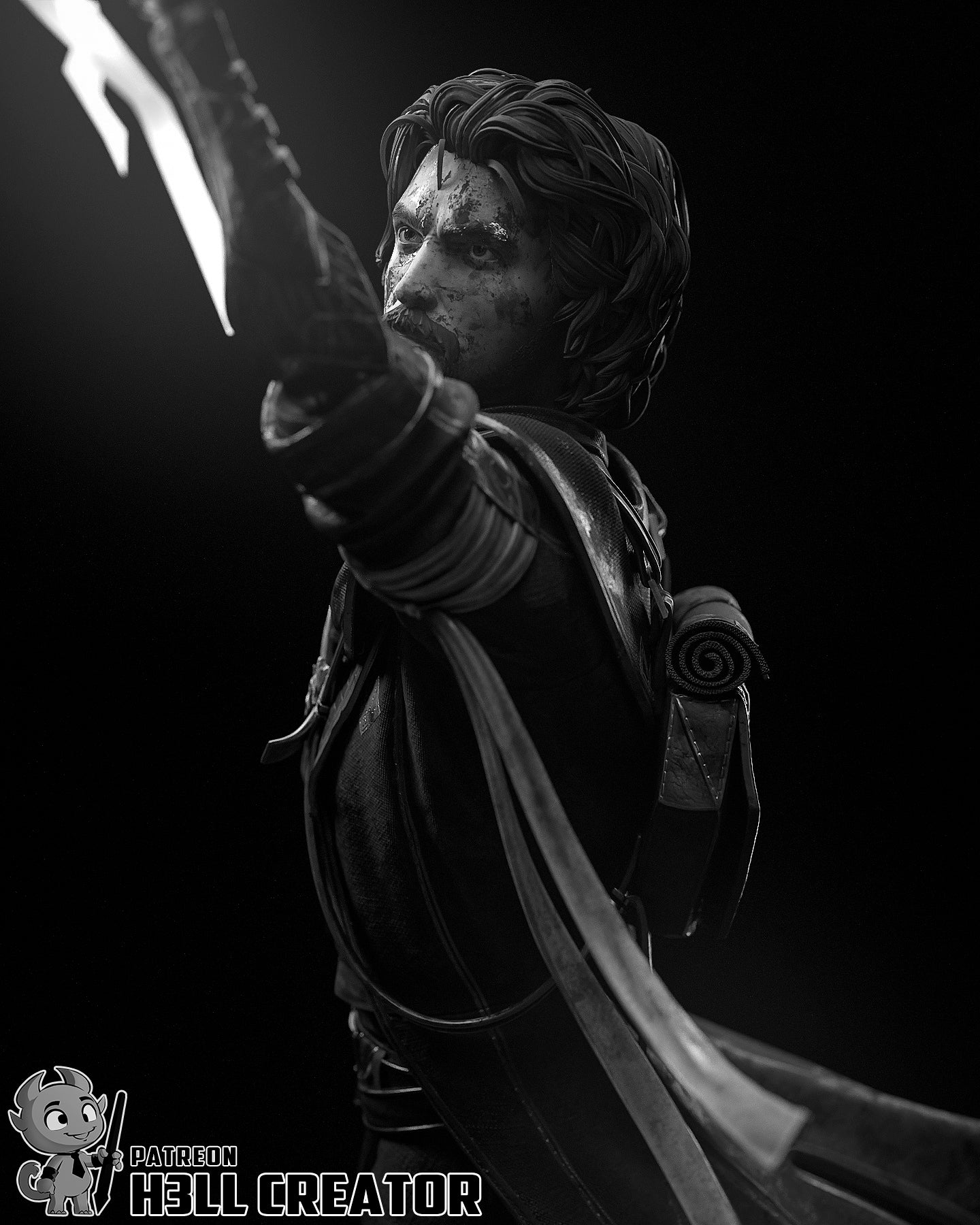Gustave | 3D Printed Resin Model | Unpainted or Hand-Painted