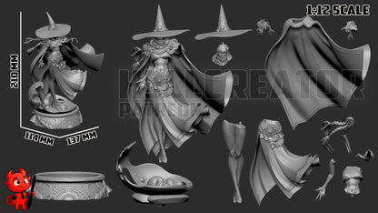 Hecate | 3D Printed Resin Model | Unpainted or Hand-Painted