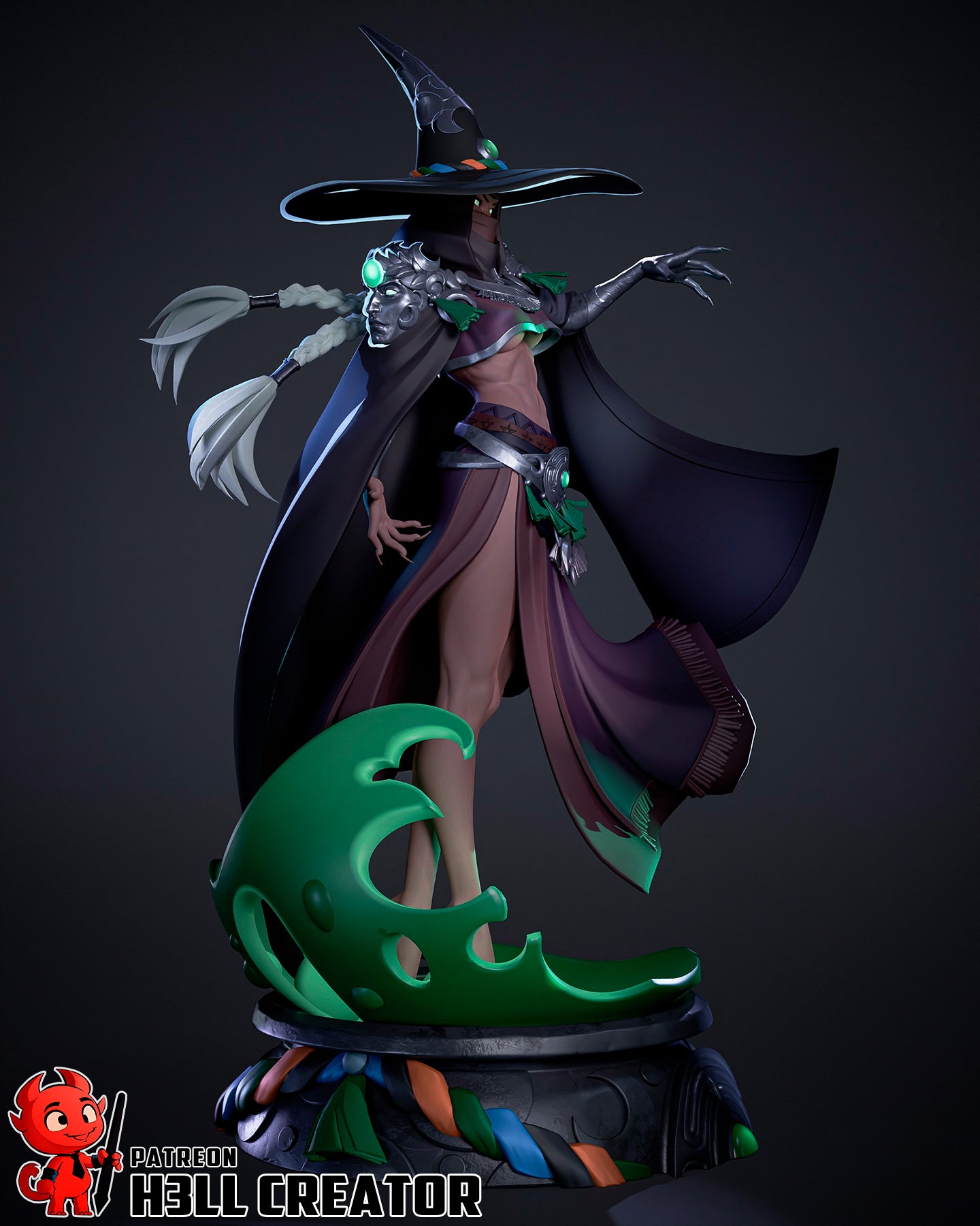 Hecate | 3D Printed Resin Model | Unpainted or Hand-Painted
