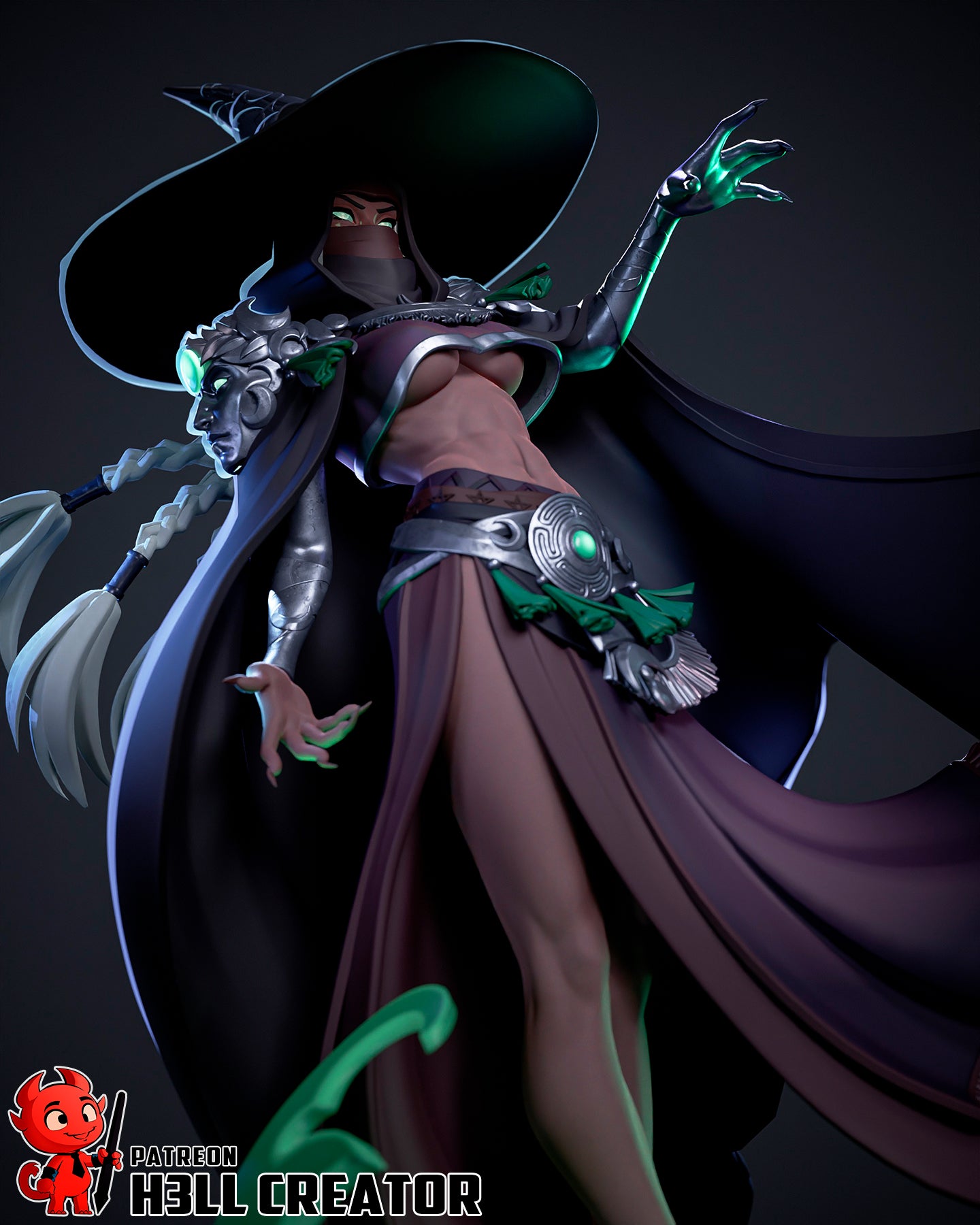 Hecate | 3D Printed Resin Model | Unpainted or Hand-Painted