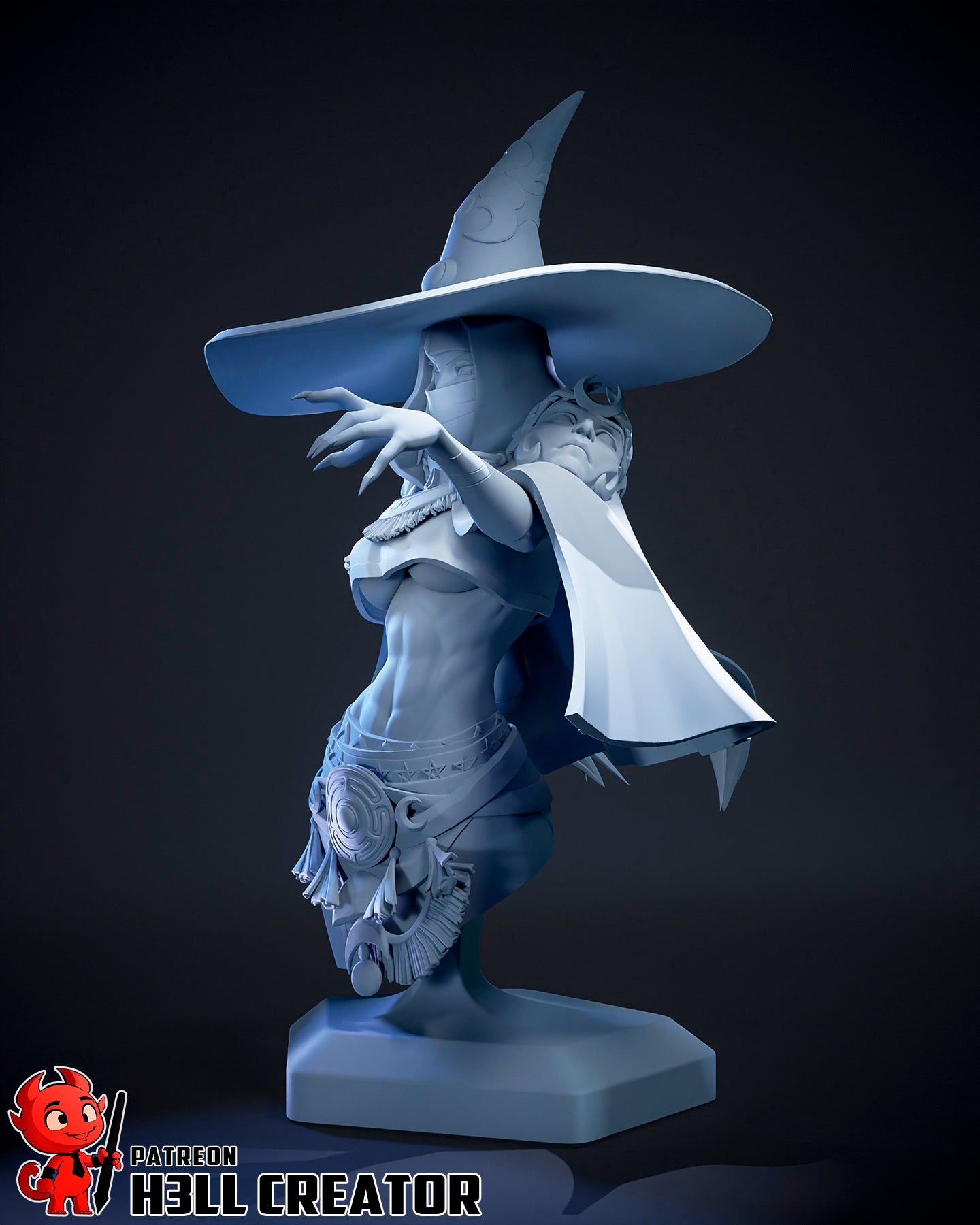 Hecate | 3D Printed Resin Model | Unpainted or Hand-Painted