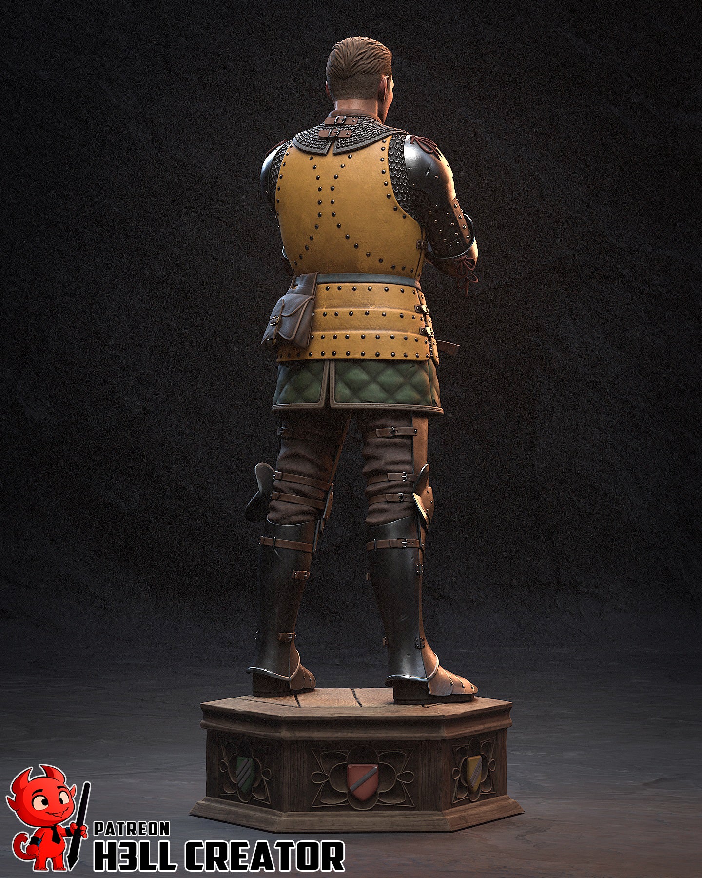 Henry | 3D Printed Resin Model | Unpainted or Hand-Painted