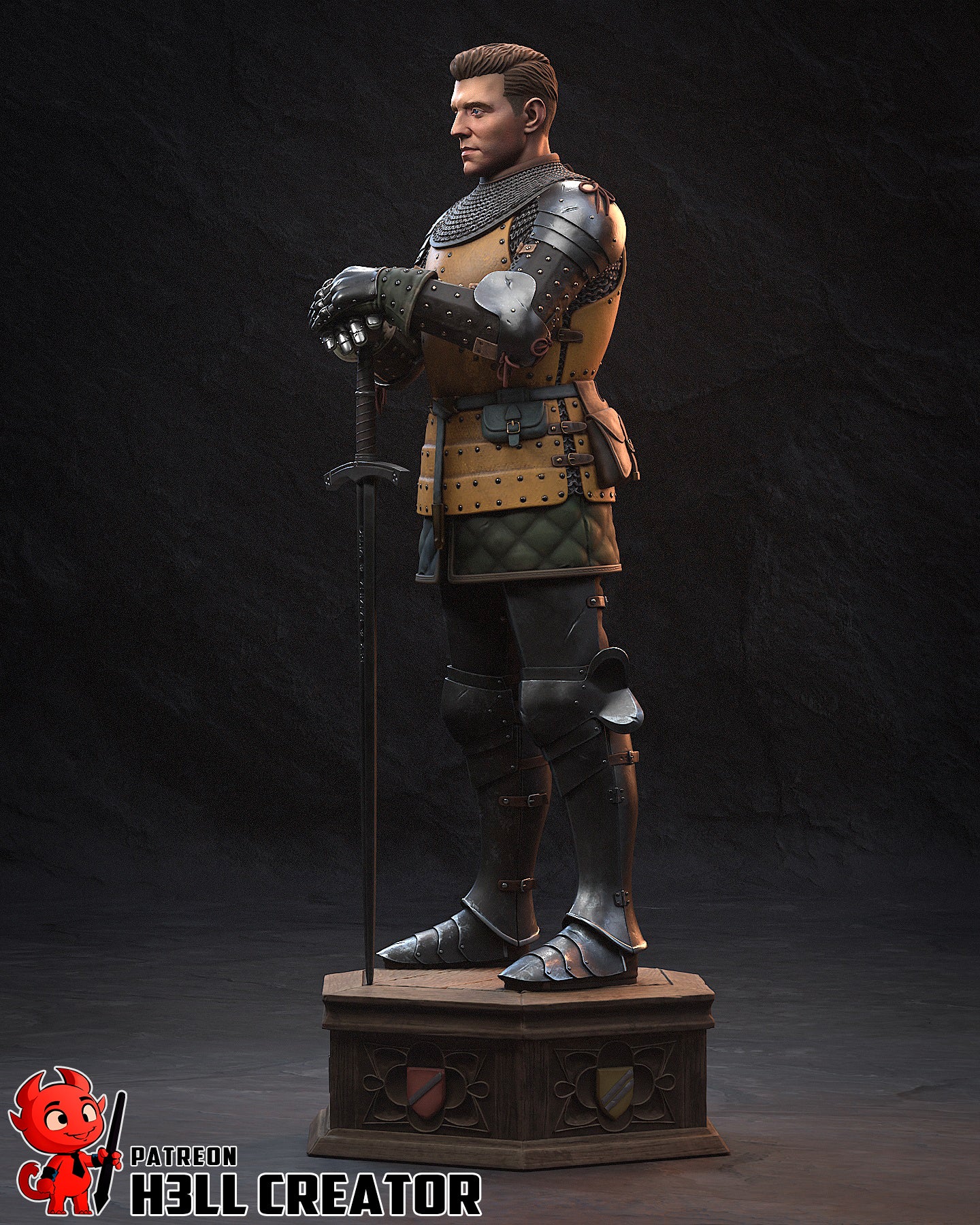 Henry | 3D Printed Resin Model | Unpainted or Hand-Painted