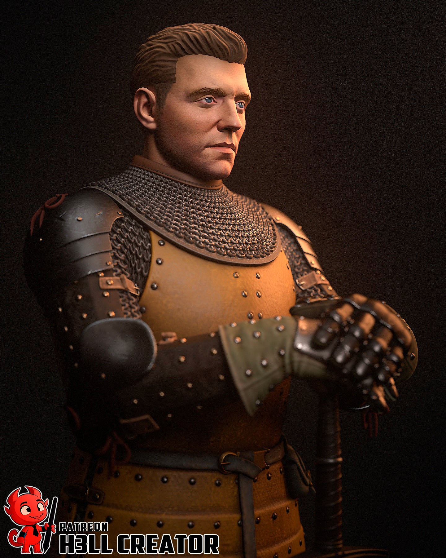 Henry | 3D Printed Resin Model | Unpainted or Hand-Painted