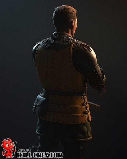 Henry | 3D Printed Resin Model | Unpainted or Hand-Painted