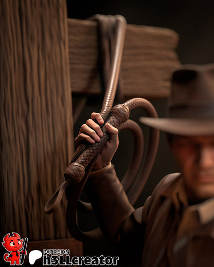 Indiana Jones | 3D Printed Resin Model | Unpainted or Hand-Painted