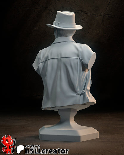Indiana Jones | 3D Printed Resin Model | Unpainted or Hand-Painted