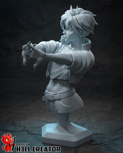 Invisigal | 3D Printed Resin Model | Unpainted or Hand-Painted