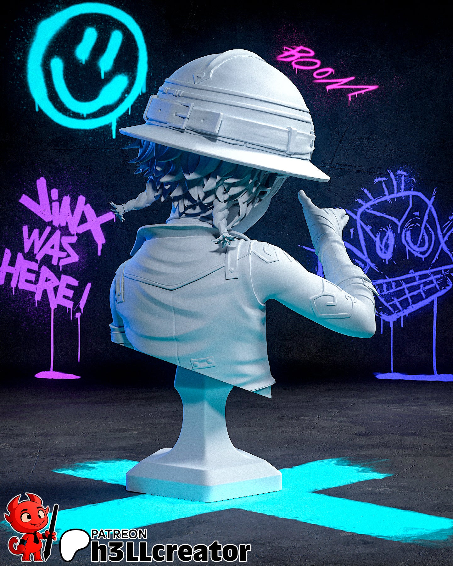 Isha | 3D Printed Resin Model | Unpainted or Hand-Painted