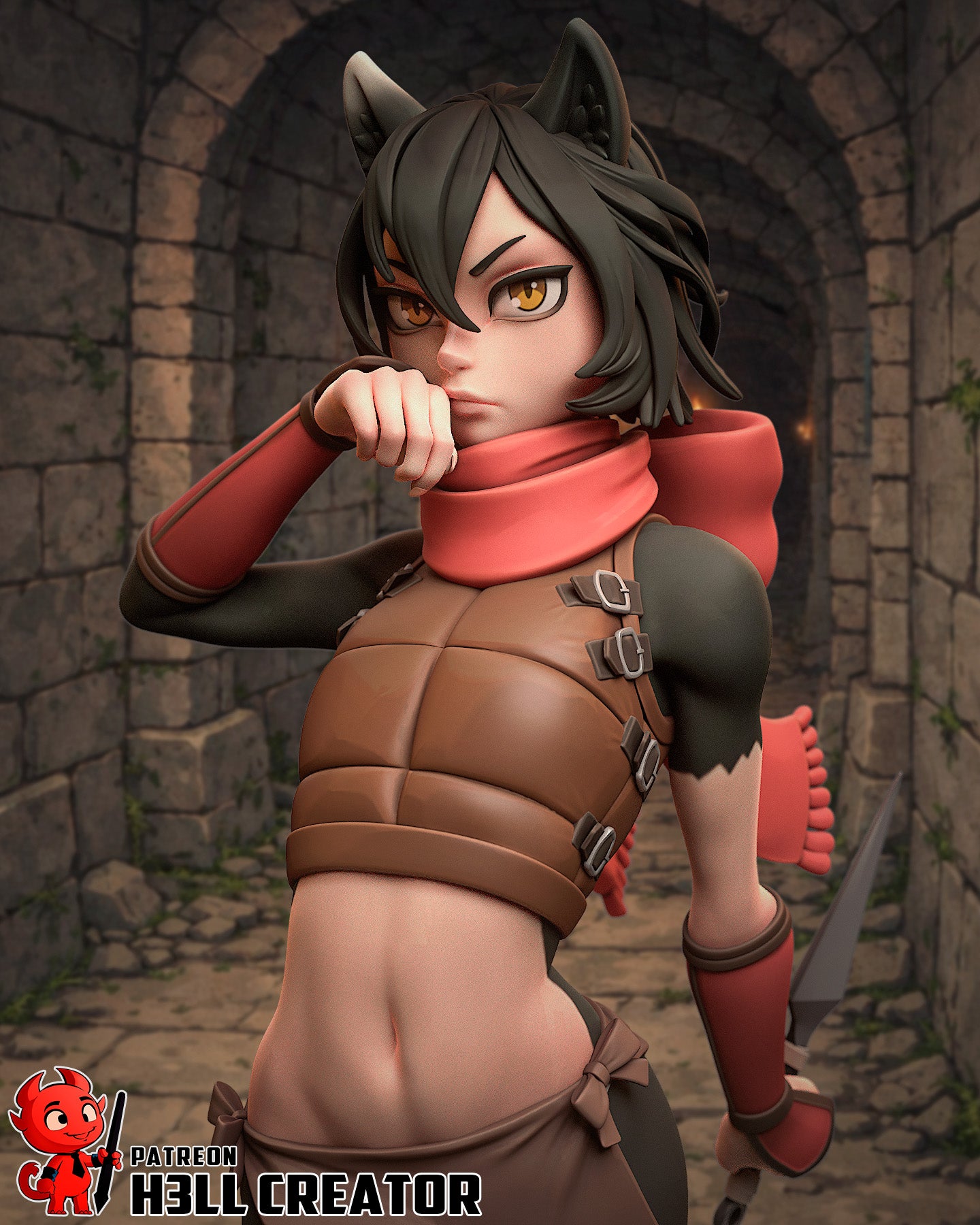 Izutsumi | 3D Printed Resin Model | Unpainted or Hand-Painted
