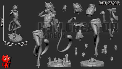 Izutsumi | 3D Printed Resin Model | Unpainted or Hand-Painted