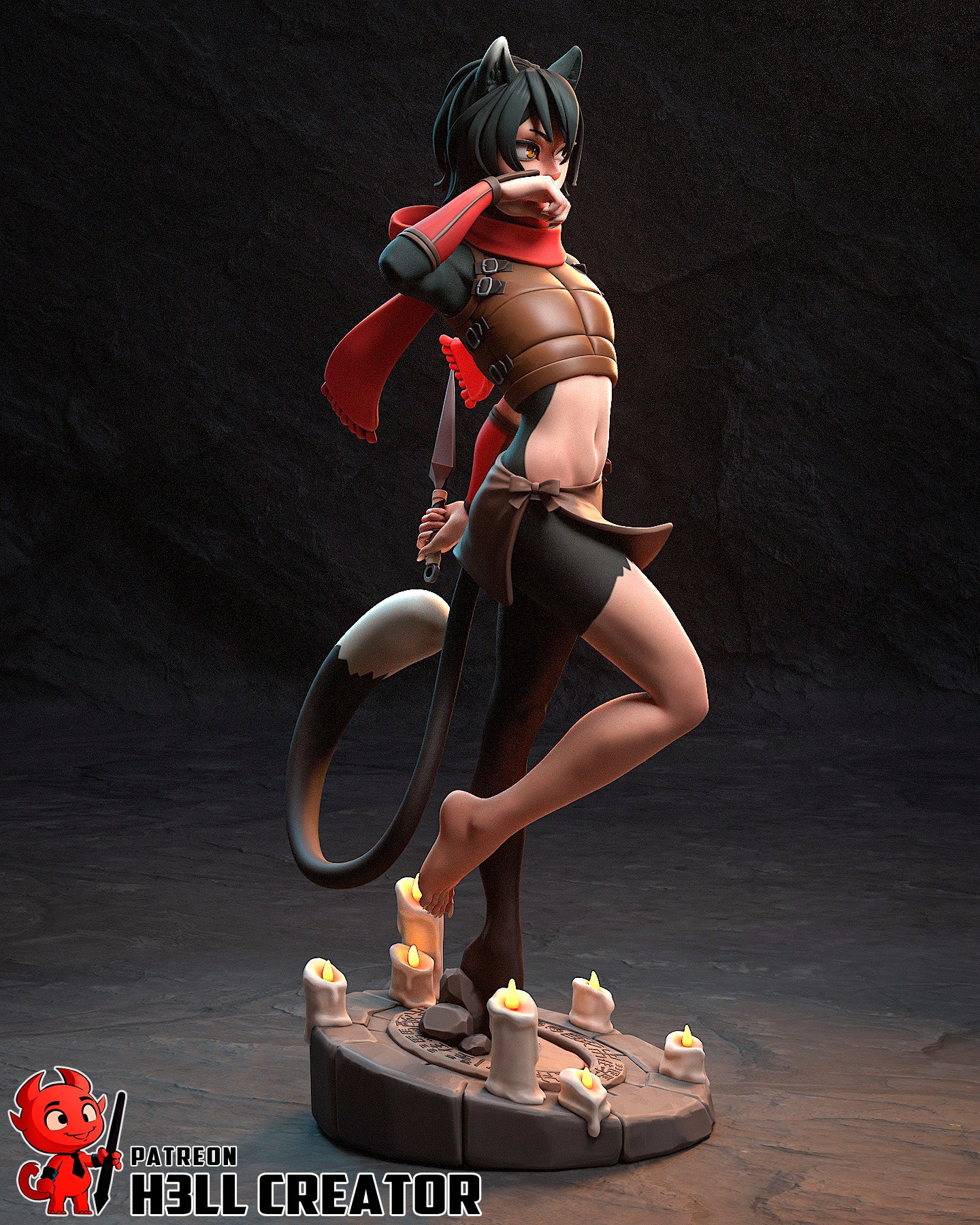 Izutsumi | 3D Printed Resin Model | Unpainted or Hand-Painted