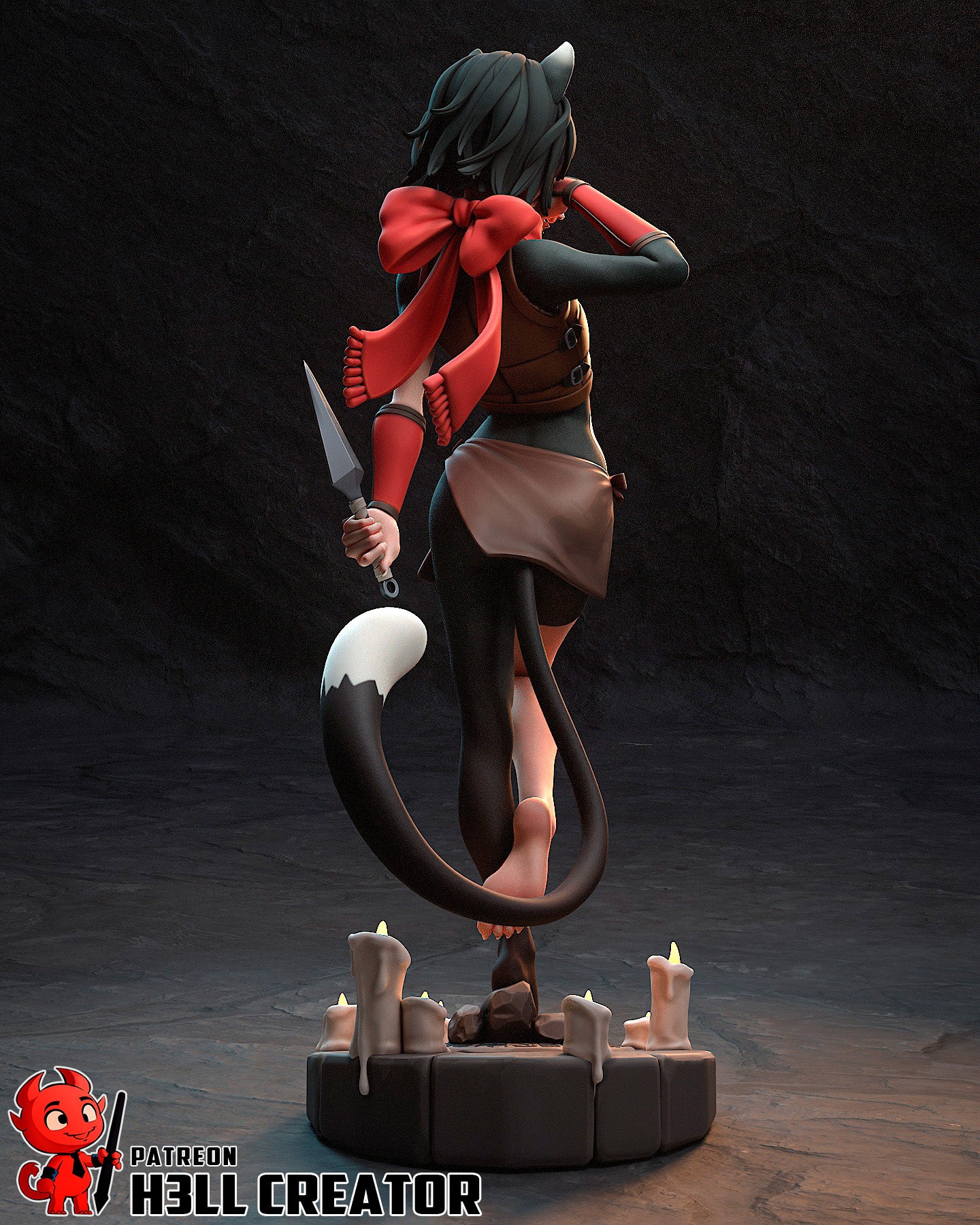 Izutsumi | 3D Printed Resin Model | Unpainted or Hand-Painted