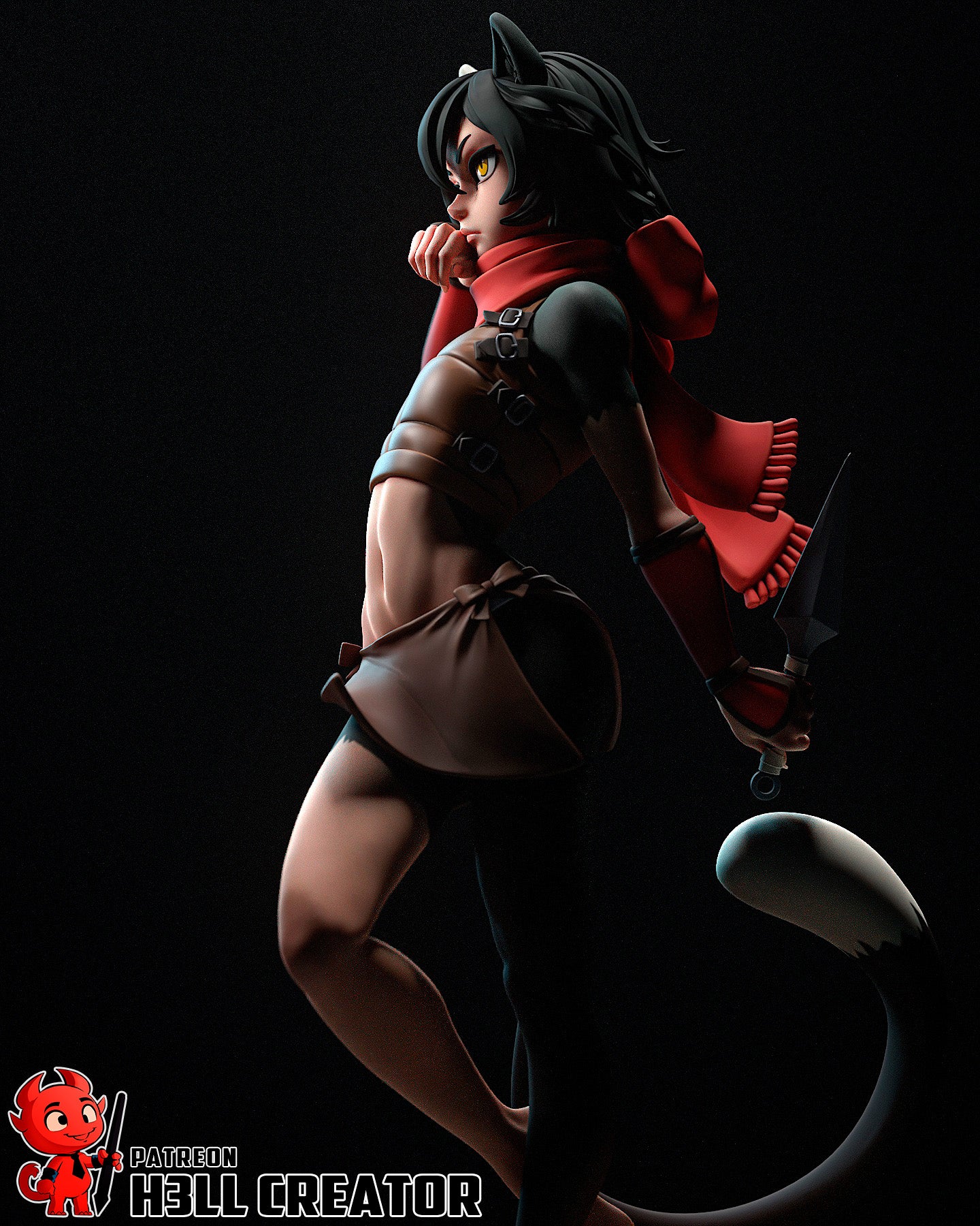 Izutsumi | 3D Printed Resin Model | Unpainted or Hand-Painted
