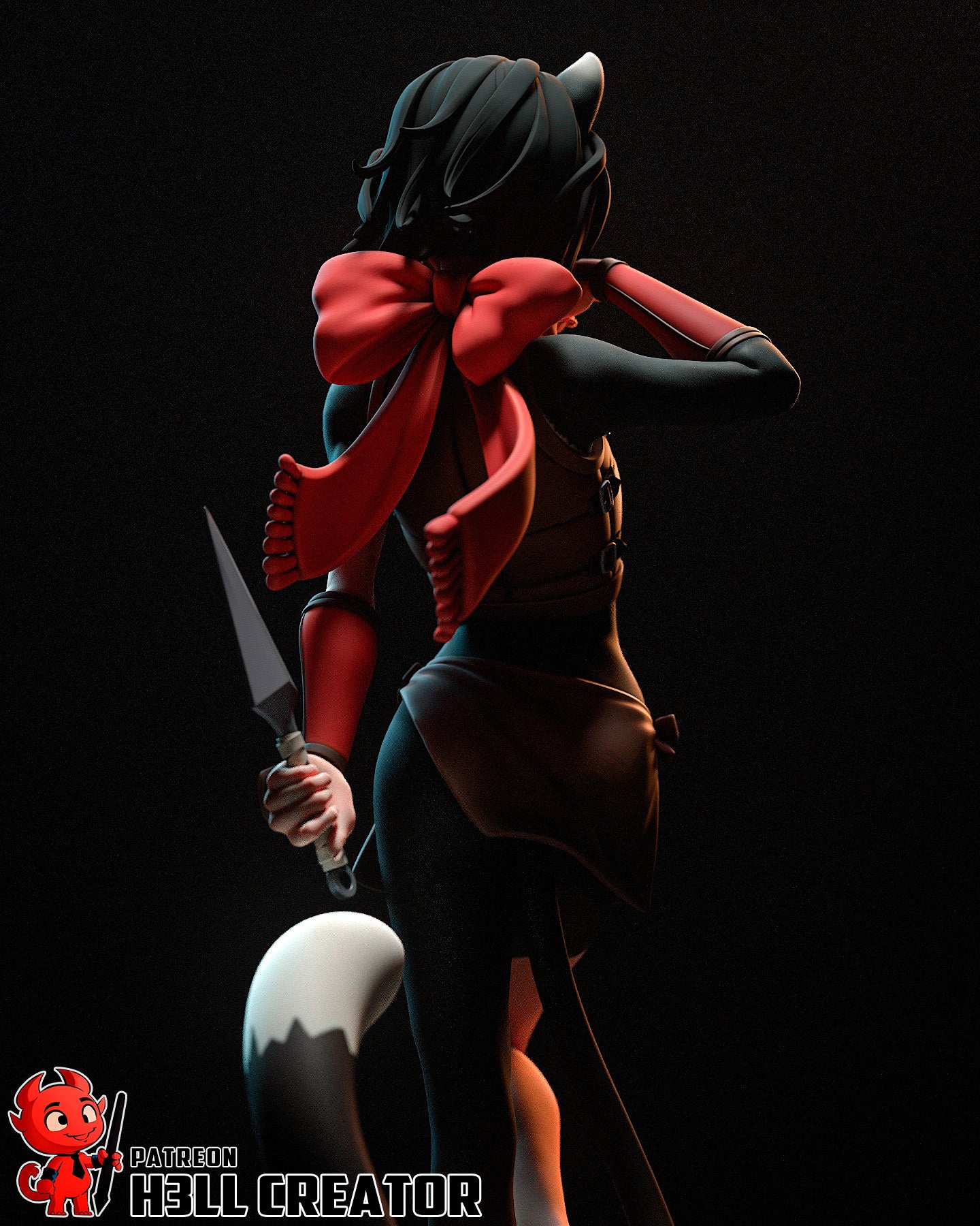 Izutsumi | 3D Printed Resin Model | Unpainted or Hand-Painted