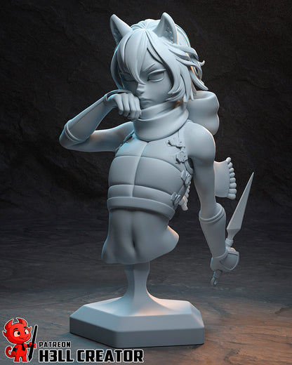 Izutsumi | 3D Printed Resin Model | Unpainted or Hand-Painted