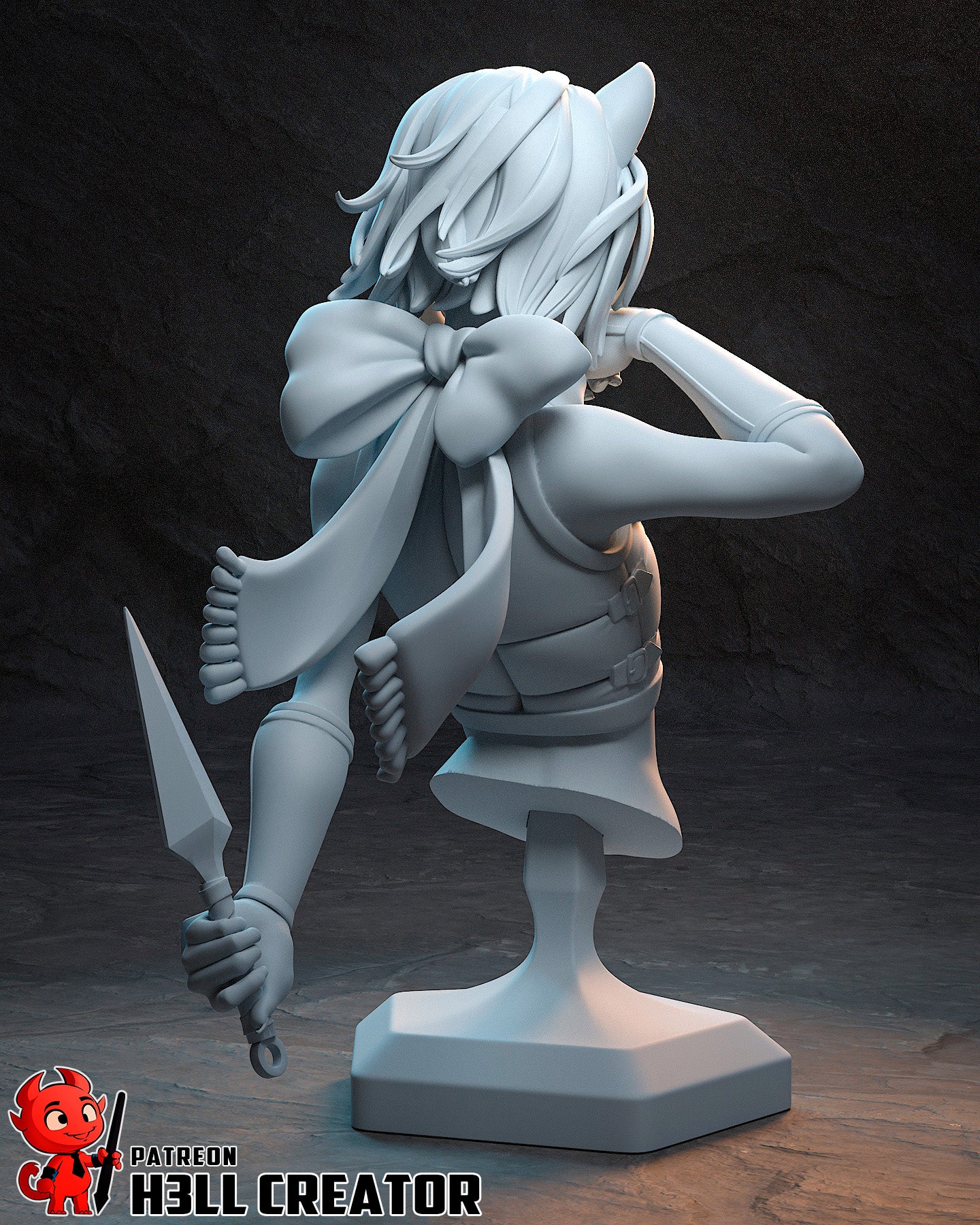 Izutsumi | 3D Printed Resin Model | Unpainted or Hand-Painted