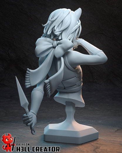 Izutsumi | 3D Printed Resin Model | Unpainted or Hand-Painted
