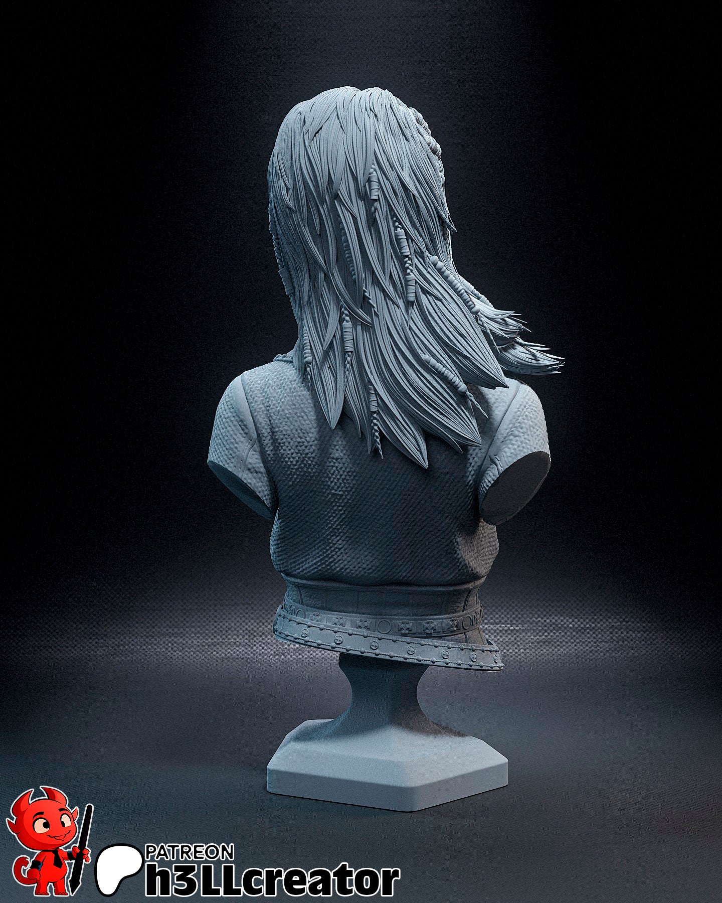 Jaheira | 3D Printed Resin Model | Unpainted or Hand-Painted