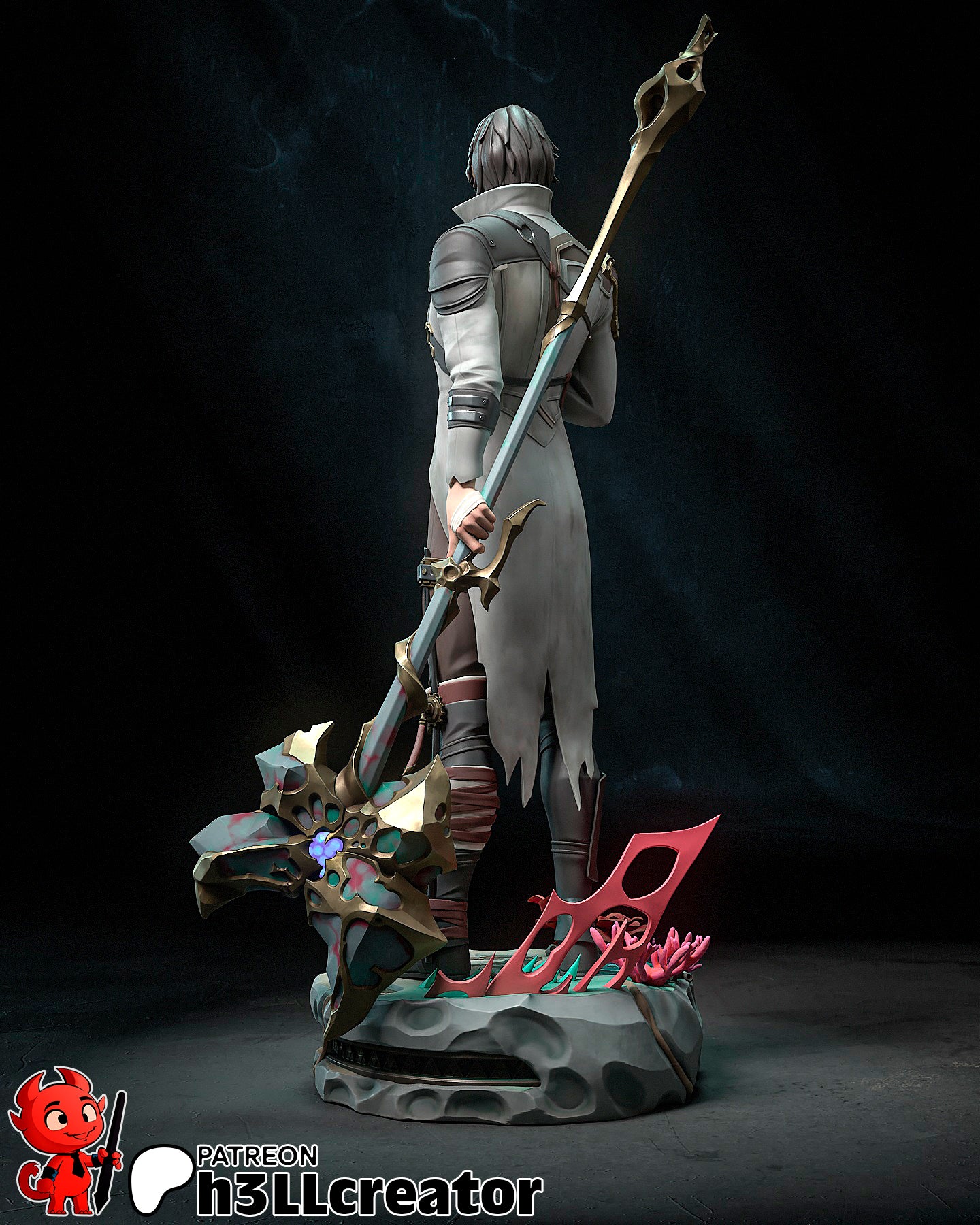 Jayce | 3D Printed Resin Model | Unpainted or Hand-Painted
