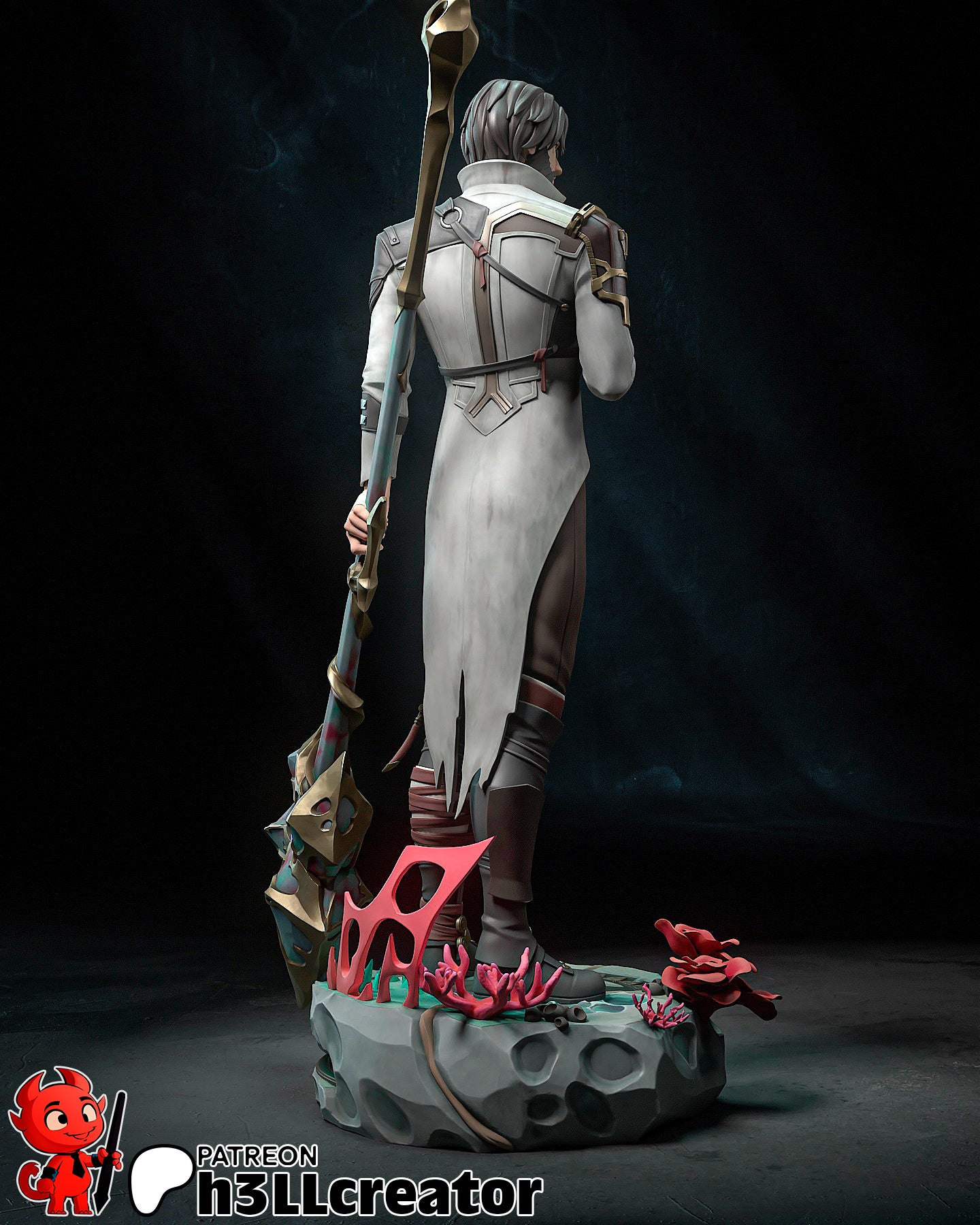 Jayce | 3D Printed Resin Model | Unpainted or Hand-Painted