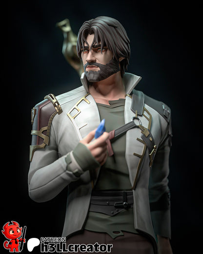 Jayce | 3D Printed Resin Model | Unpainted or Hand-Painted