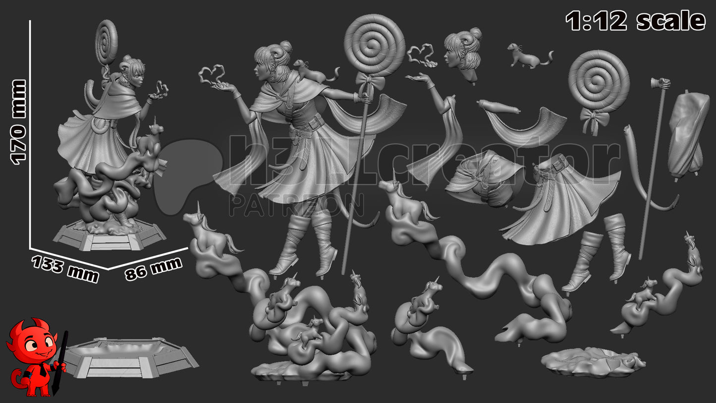 Jester | 3D Printed Resin Model | Unpainted or Hand-Painted