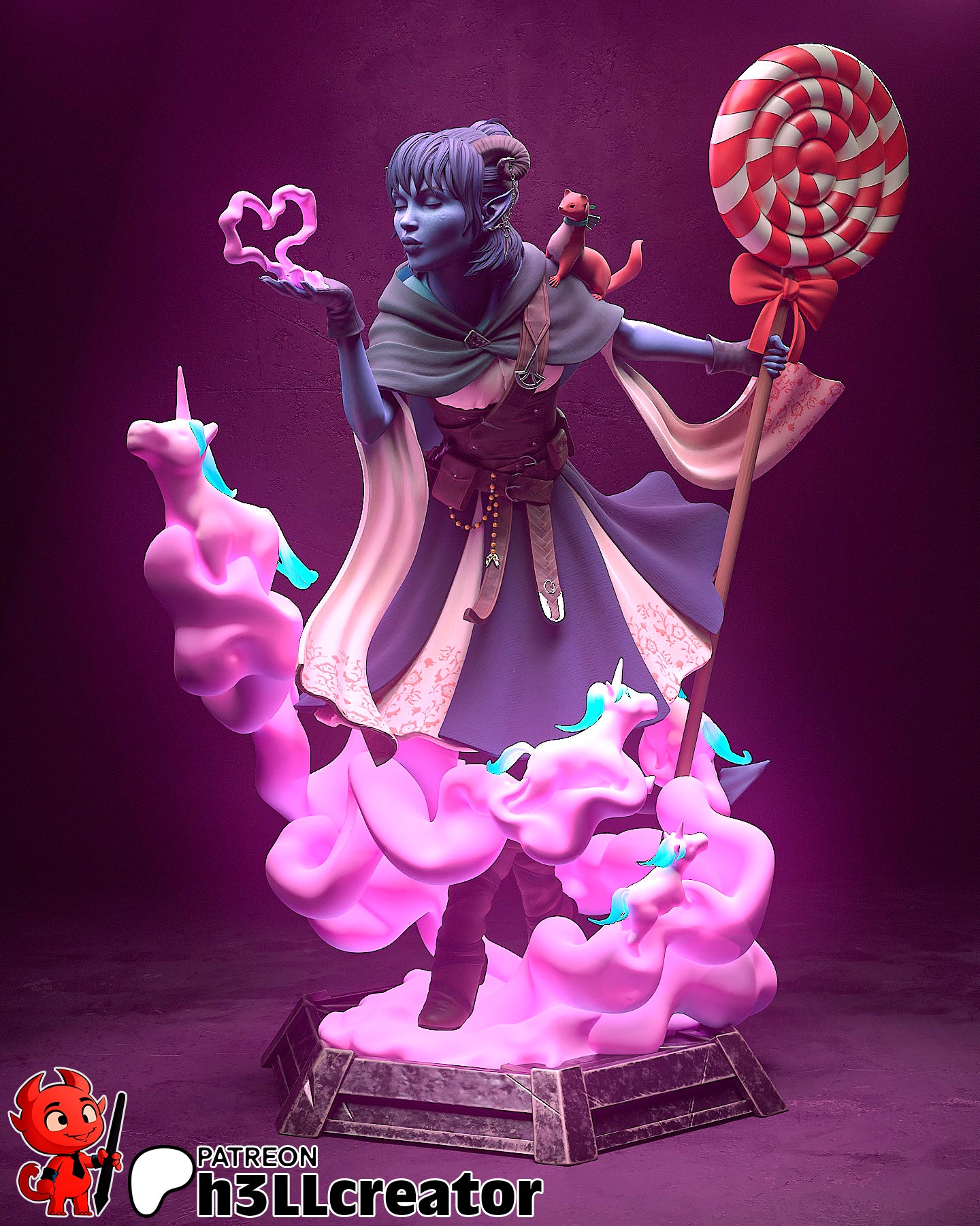 Jester | 3D Printed Resin Model | Unpainted or Hand-Painted