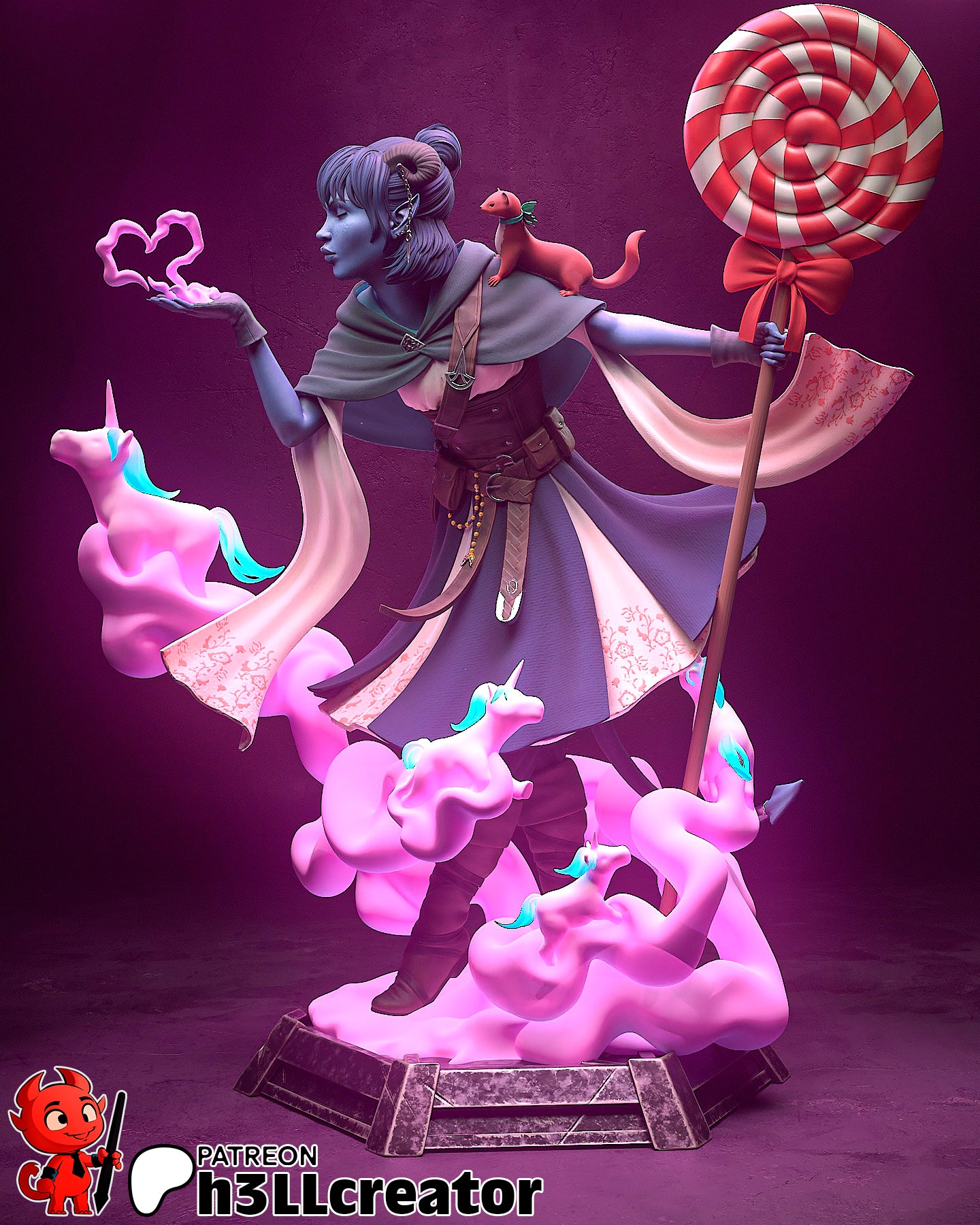 Jester | 3D Printed Resin Model | Unpainted or Hand-Painted
