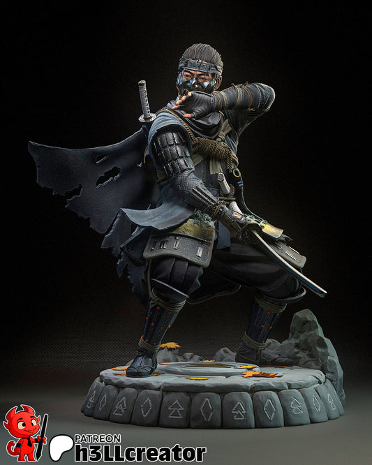 Jin Sakai | 3D Printed Resin Model | Unpainted or Hand-Painted