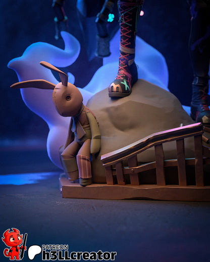Jinx | 3D Printed Resin Model | Unpainted or Hand-Painted