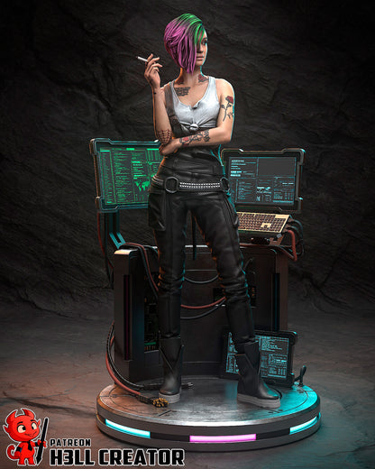 Judy Alvarez | 3D Printed Resin Model | Unpainted or Hand-Painted