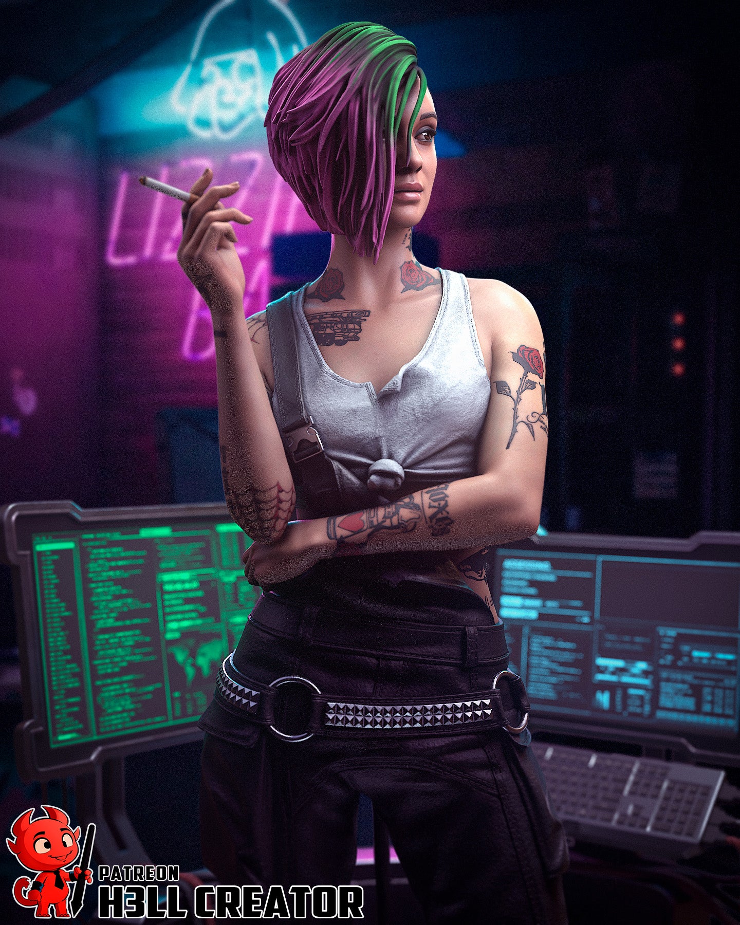 Judy Alvarez | 3D Printed Resin Model | Unpainted or Hand-Painted