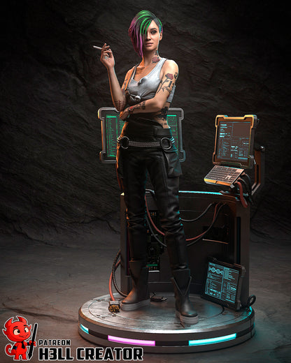 Judy Alvarez | 3D Printed Resin Model | Unpainted or Hand-Painted