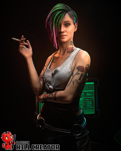 Judy Alvarez | 3D Printed Resin Model | Unpainted or Hand-Painted