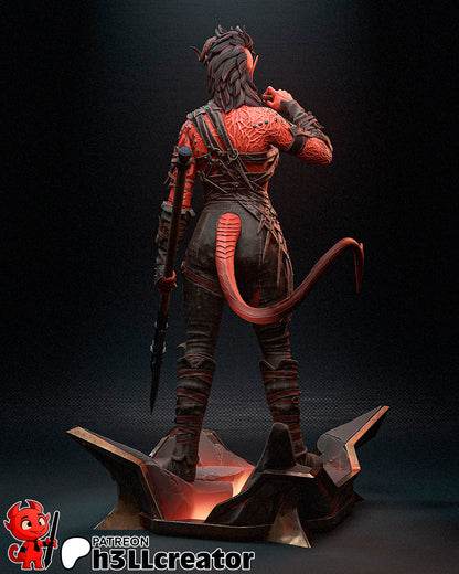 Karlach | 3D Printed Resin Model | Unpainted or Hand-Painted