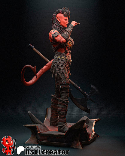 Karlach | 3D Printed Resin Model | Unpainted or Hand-Painted