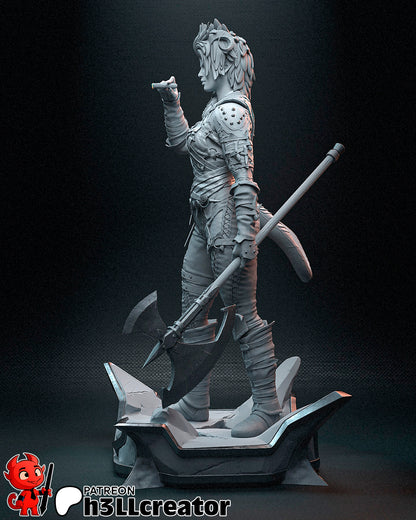 Karlach | 3D Printed Resin Model | Unpainted or Hand-Painted