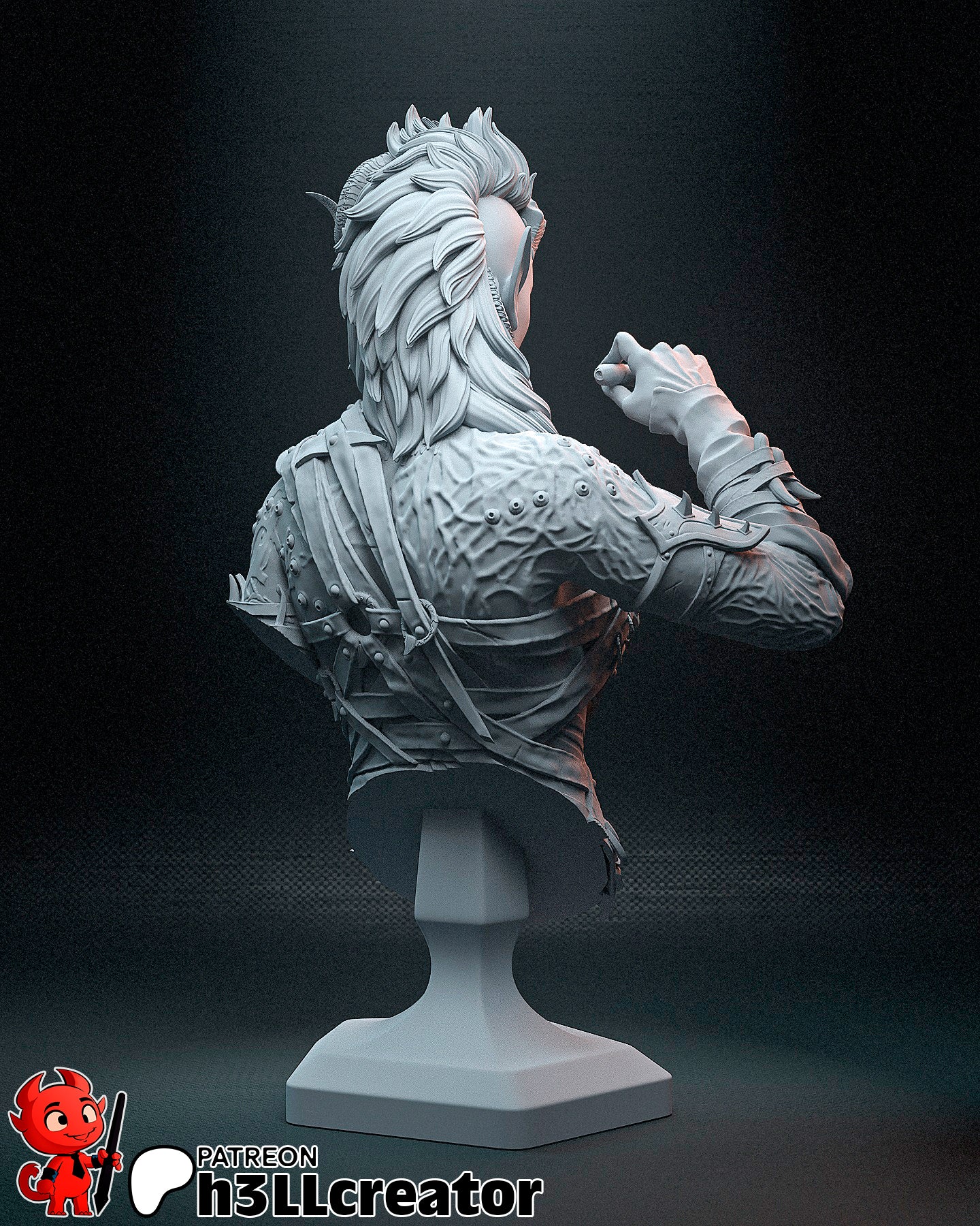 Karlach | 3D Printed Resin Model | Unpainted or Hand-Painted