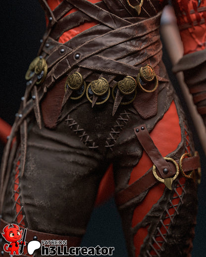 Karlach | 3D Printed Resin Model | Unpainted or Hand-Painted