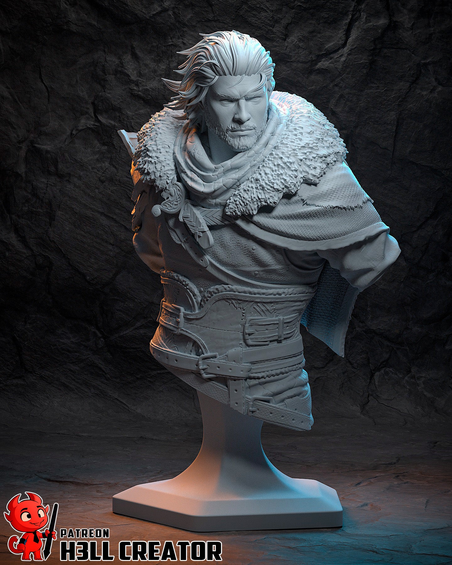 Kliff | 3D Printed Resin Model | Unpainted or Hand-Painted