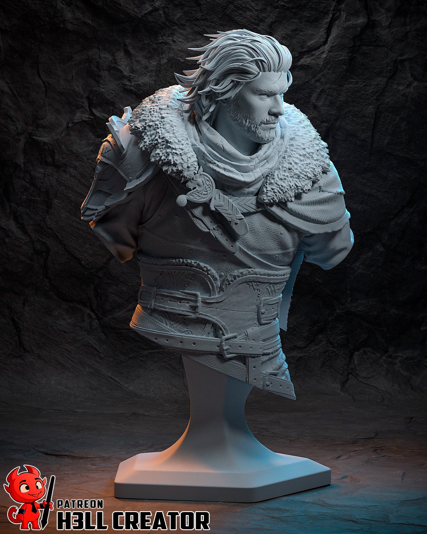 Kliff | 3D Printed Resin Model | Unpainted or Hand-Painted