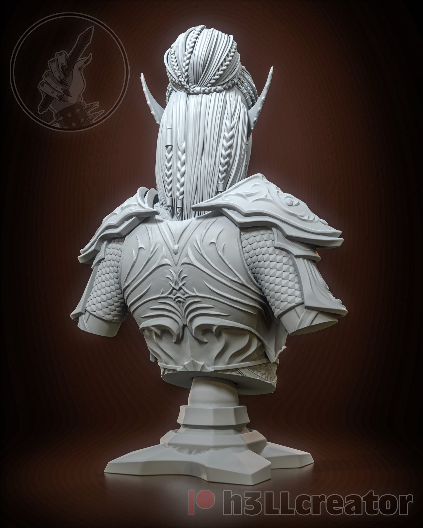 Lae Zel Bust | Baldur's Gate 3 (fan art) | Resin 3d Printed | High Detail and Quality