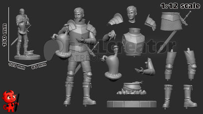 Laios | 3D Printed Resin Model | Unpainted or Hand-Painted