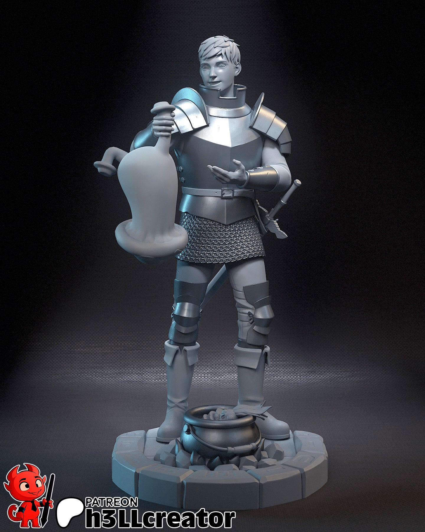 Laios | 3D Printed Resin Model | Unpainted or Hand-Painted