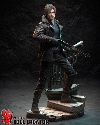 Leon - RE: Requiem | 3D Printed Resin Model | Unpainted or Hand-Painted