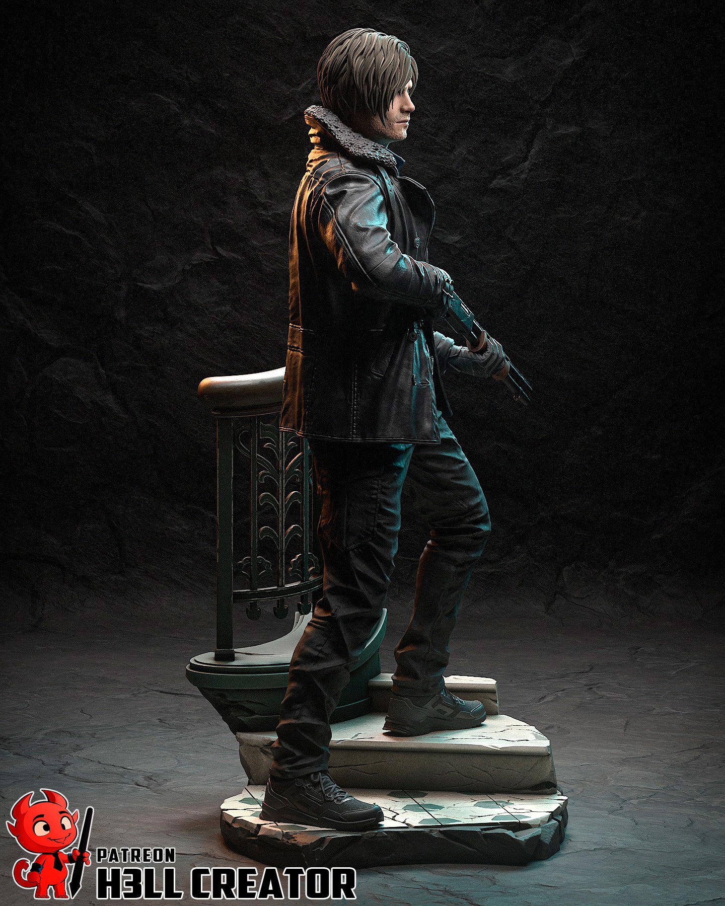 Leon - RE: Requiem | 3D Printed Resin Model | Unpainted or Hand-Painted